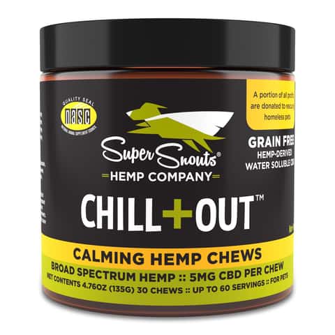 Chill Out Calming Supplement for Dogs - 30 Count
